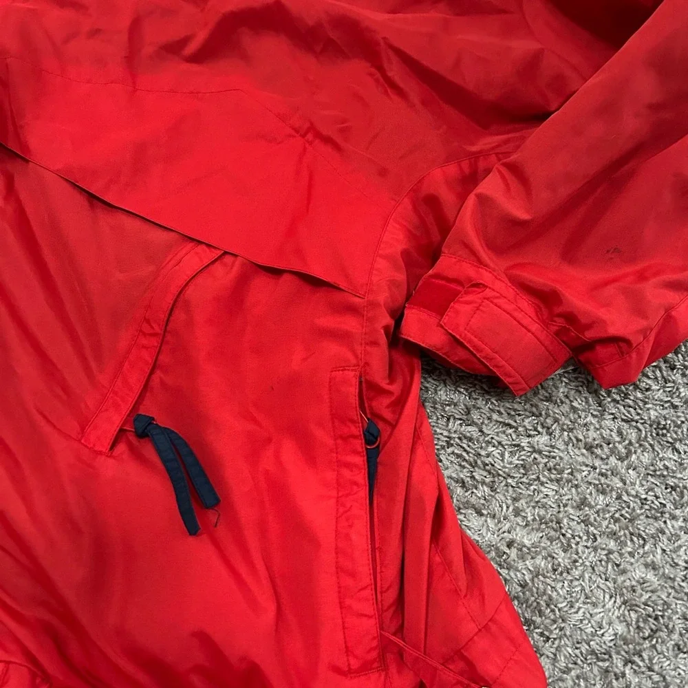 Vintage Columbia Sportswear Company Red Full Zip Windbreaker Mens XL‎